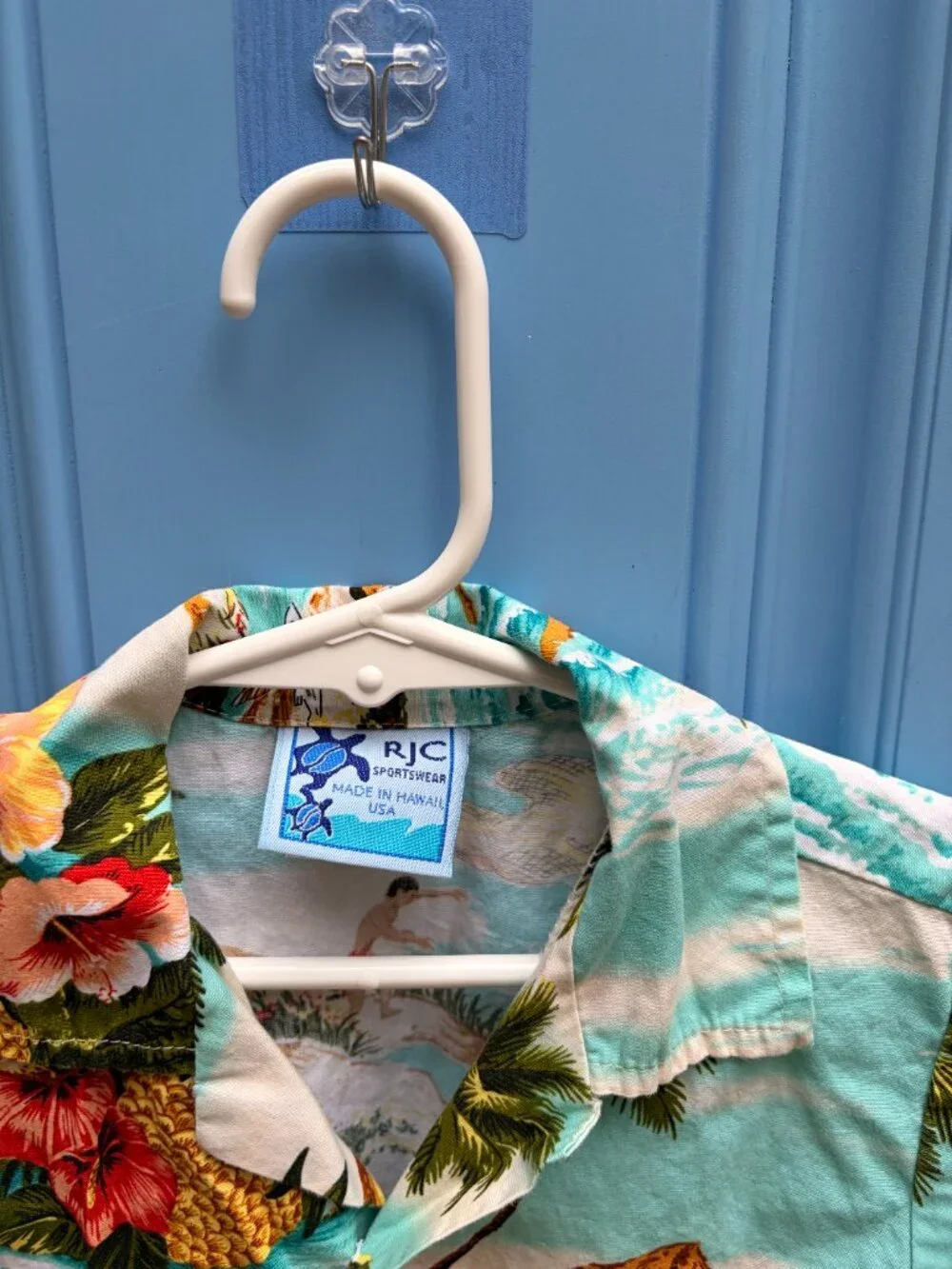 RJC Hawaiian Tropical Aqua Shirt + Shorts Set 3T